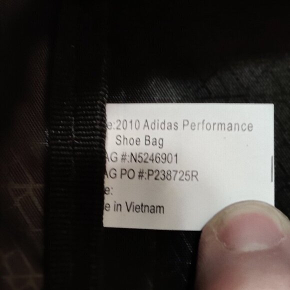 Adidas football shoebag from the estate of Pro-Football Hall of famer Lem Barney - Picture 6 of 9